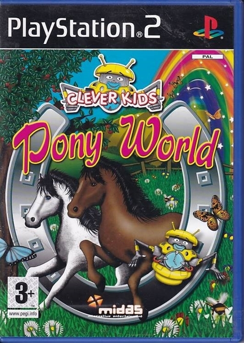 Clever Kids Pony World - PS2 (B Grade) (Genbrug)